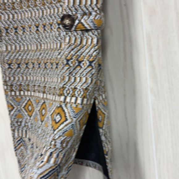 Romeo and Juliet Mock Neck Multi Long Top Size Small - Picture 2 of 5